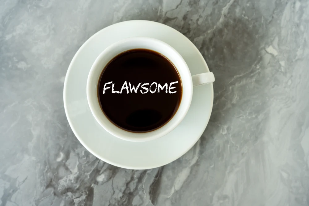 Flowsome Text Cup Coffee